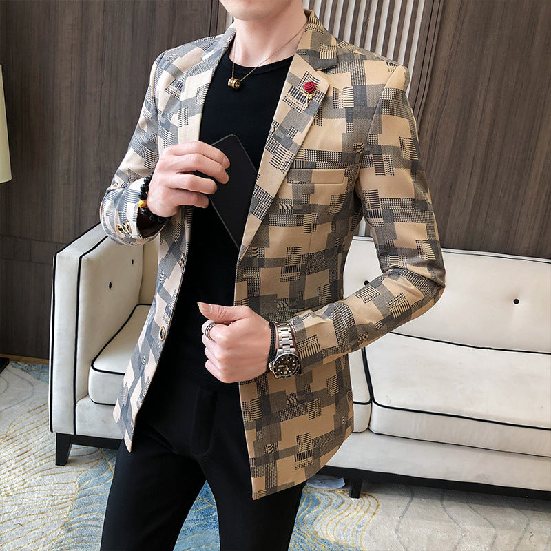 Young Men In Small Suits, Men's Slim And Handsome Suits – NICOVE ...